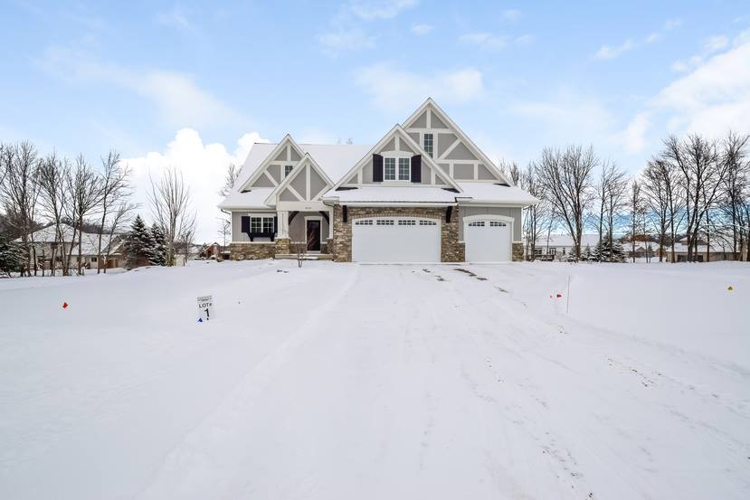 exterior home in winter