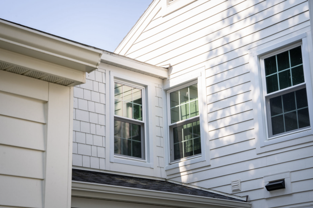 white home siding